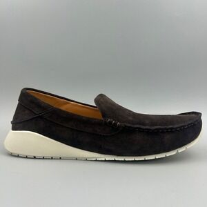 OluKai Ka'a Men Size 11 Brown Suede Leather Slip On Loafers 10535 NEW